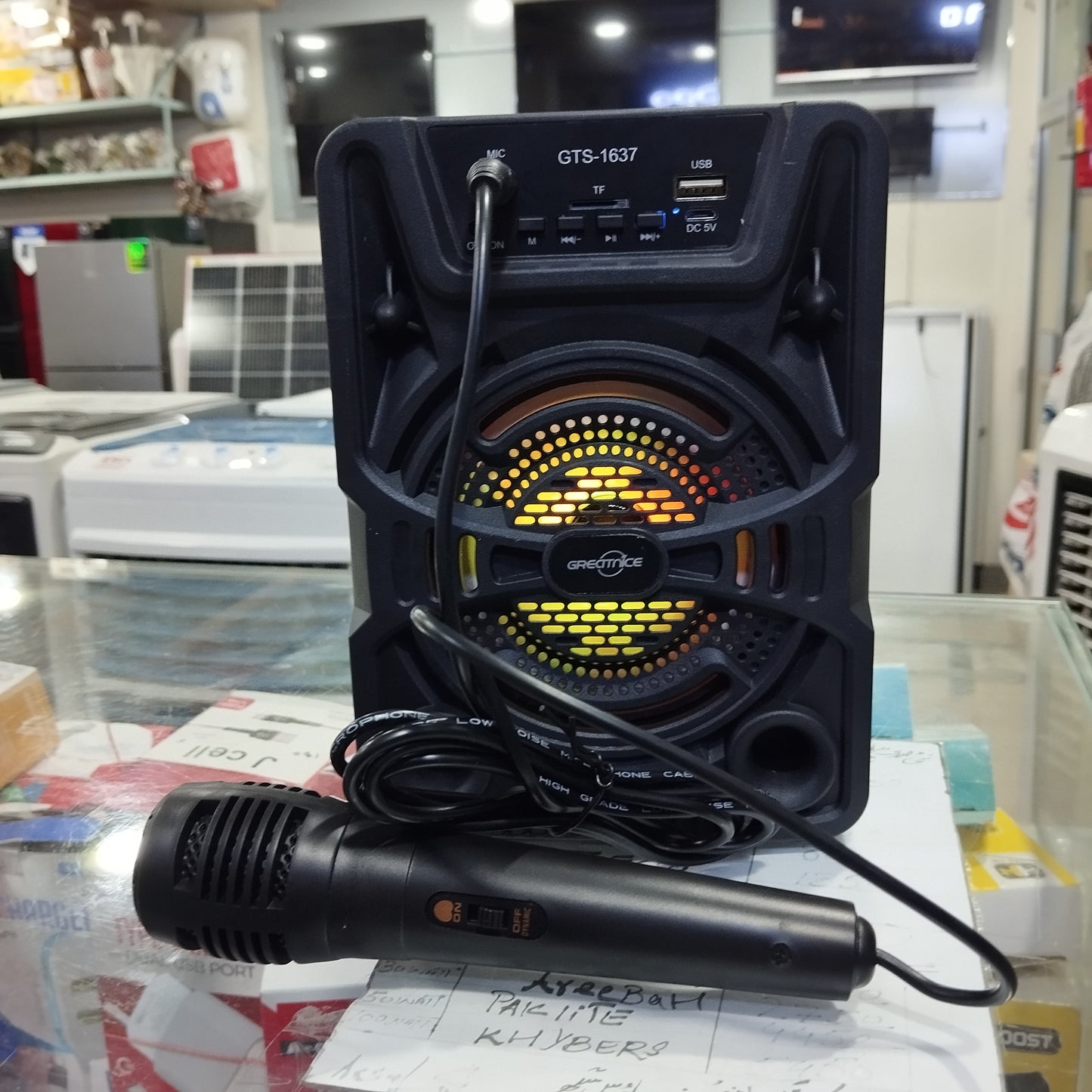 Wireless Speaker Fantastic Quality With Mic ( GTS-1637 )