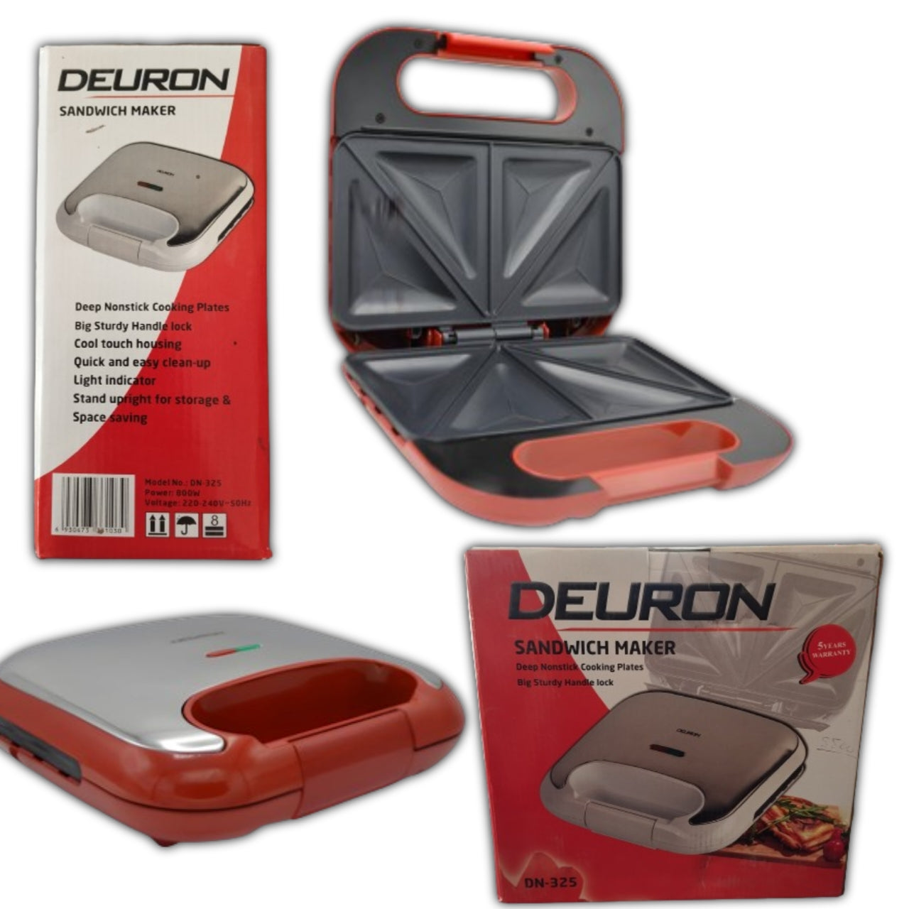 Deuron Sandwich Maker DN-325